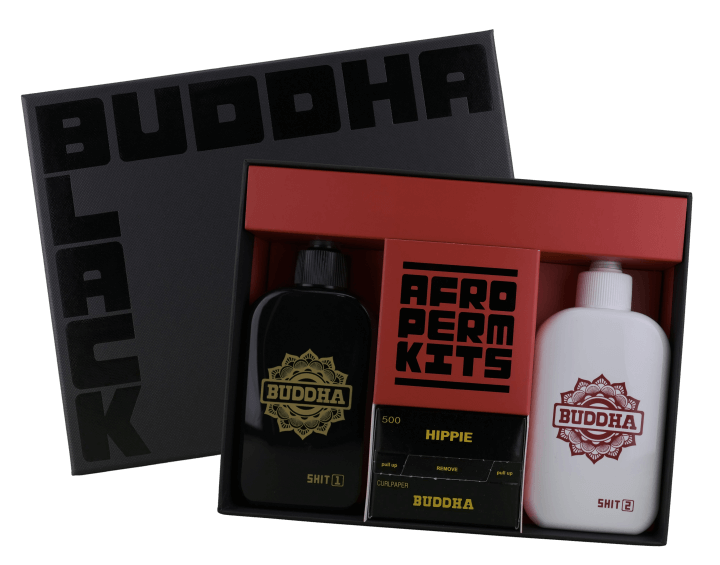 Here is a picture of Buddha Black Afro Perm Kit