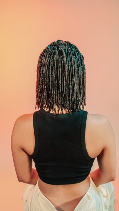 Here is a picture of Dreads Perm for women