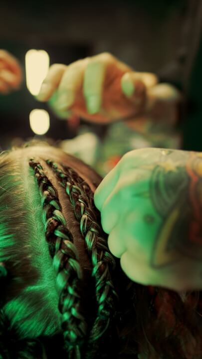 Feed in Cornrows tutorial