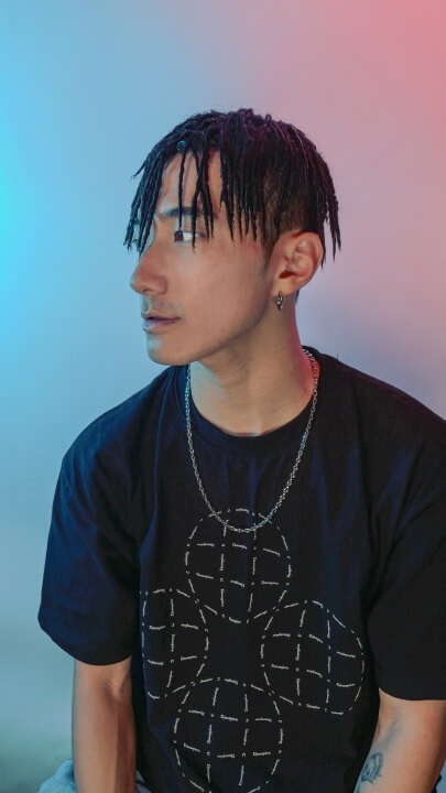 This is a picture of a hip-hop hairstyle with Afro perm.