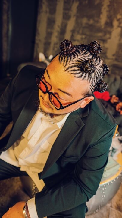 Cornrows hairstyle