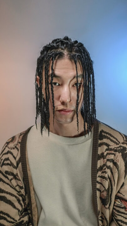Dreads Perm with long hair