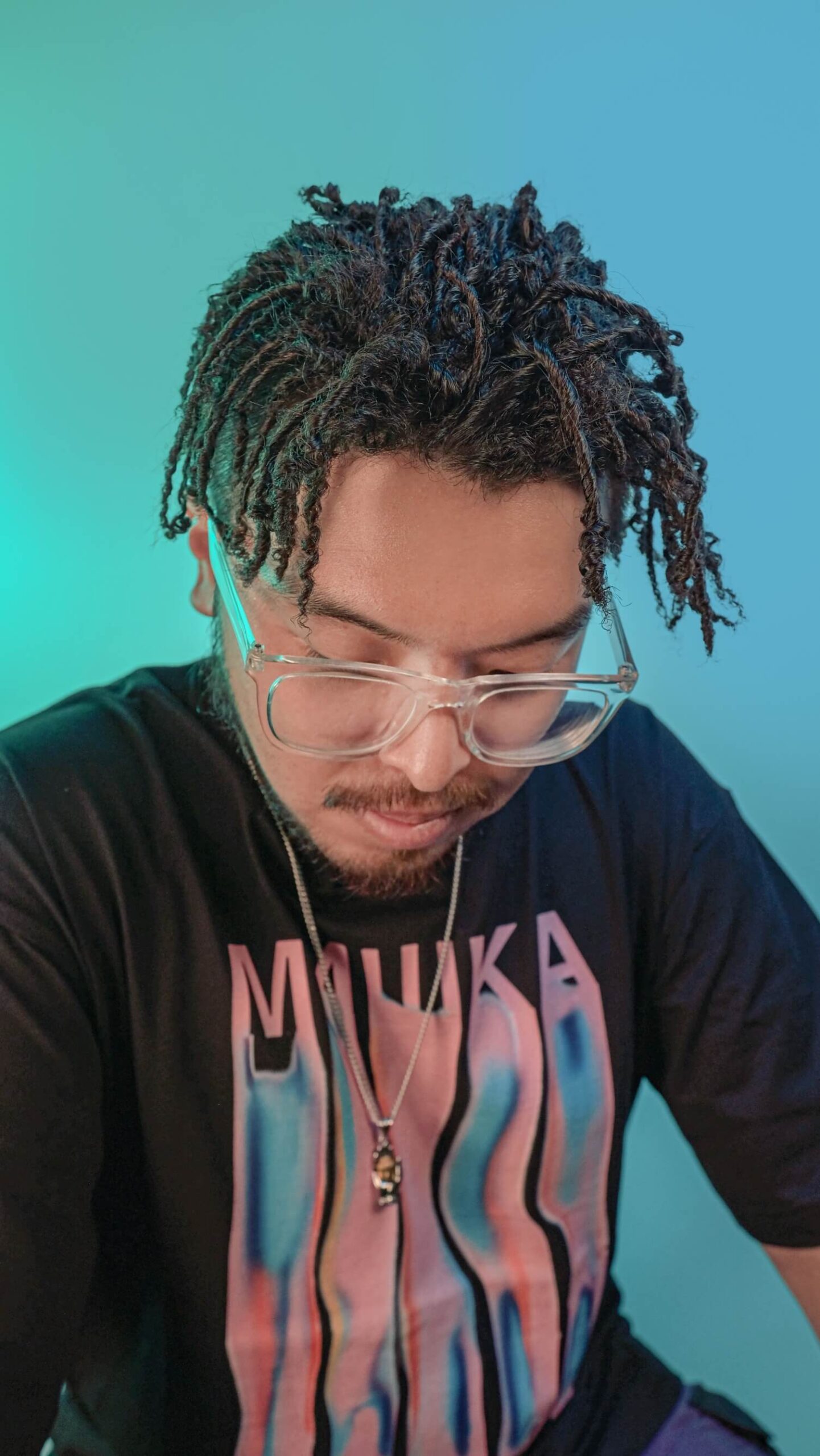 Dreads Perm with middle hair