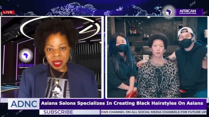 Afro Perm Dreads Hairstyle in African Diaspora News Channel