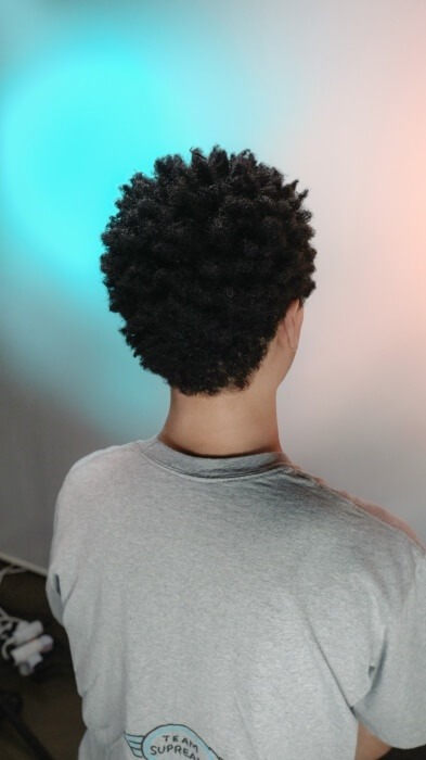 Afro Perm Duke hairstyle