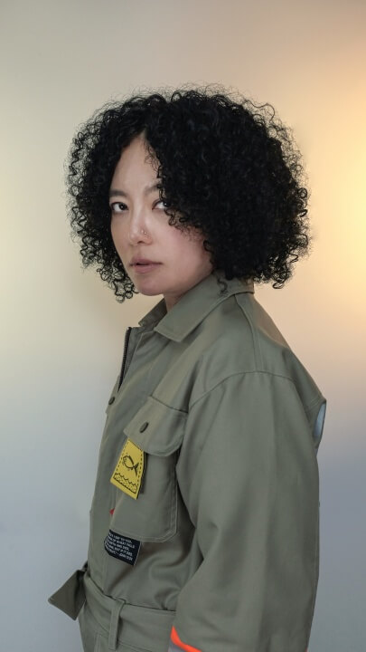 STR8 Curly Perm with long hair