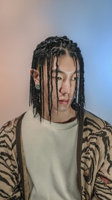 Dreads Perm with long hair